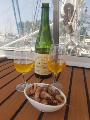Voilier de charme en acajou.